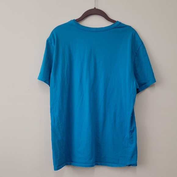 Armani Exchange Blue Graphic Tee - Picture 6 of 9